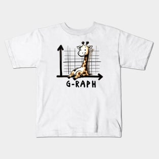 Graph Data Giraffe Kids T-Shirt